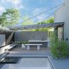 Süýşürilýän tentli pergola / Пергола с раздвижным тентом