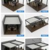 Süýşürilýän tentli pergola /Пергола с раздвижным тентом